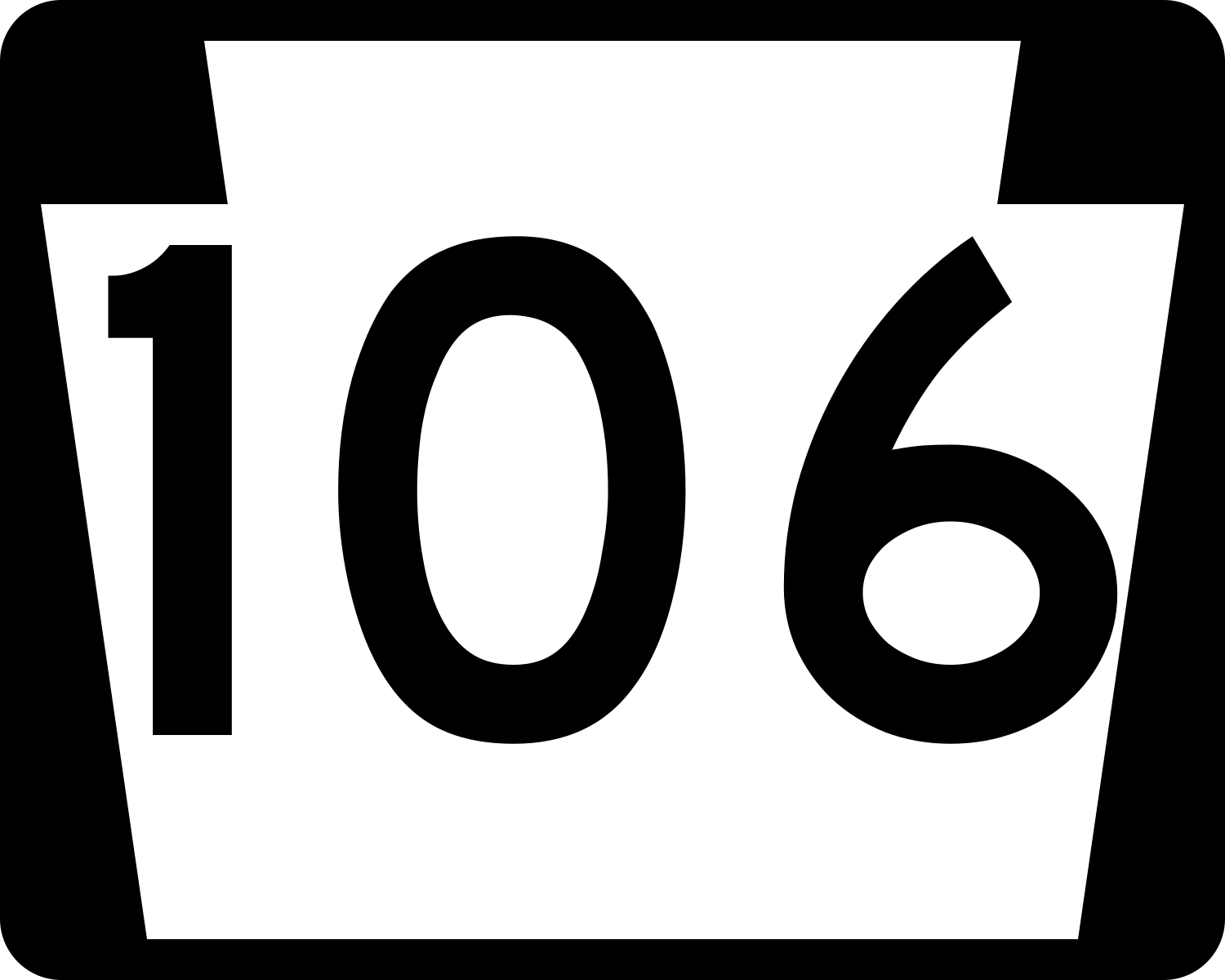 106. 106 Число. Route 106.