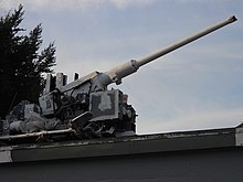 The Bofors 40 mm Anti-Aircraft Gun mounted on PTF-17 at the Buffalo Naval Park PTF-17 40mm Anti-aircraft gun.jpg