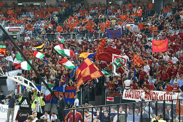 Virtus Roma supporters in 2008