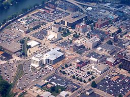 Luftfoto over Parkersburg