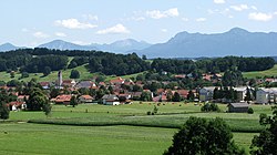 Skyline of Peißenberg