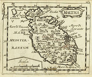 Pierre Duval, Malta (1685).