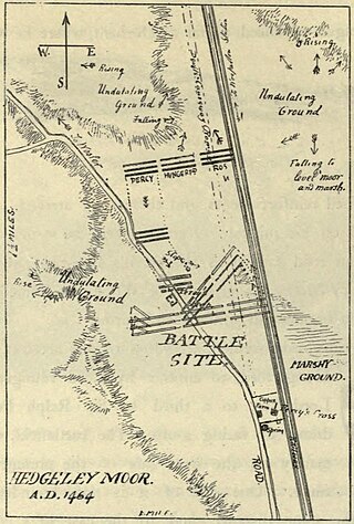 <span class="mw-page-title-main">Battle of Hedgeley Moor</span> 25 April 1464 battle of the Wars of the Roses