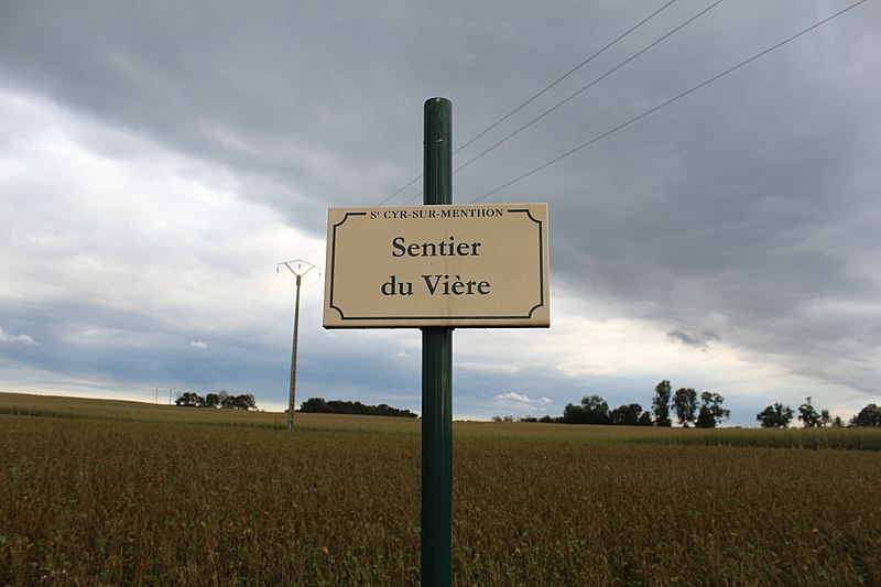 File:Plaque sentier Vière St Cyr Menthon 3.jpg