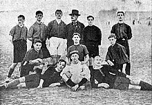 Footballers of JKS 1909 Jarosław in 1909