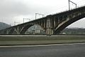 Le pont de Renory vu d'en aval rive gauche