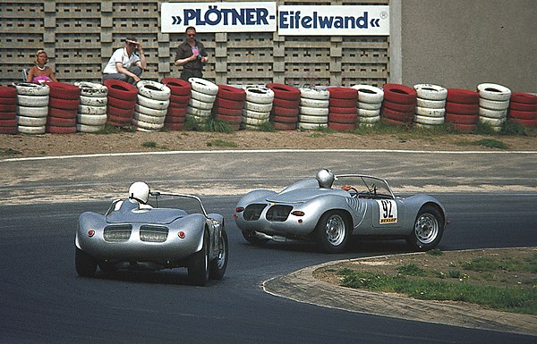 Two Porsche 718 RS61/60 at Nürburgring