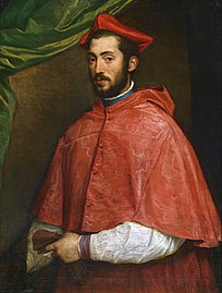 Titien, Portrait du cardinal Alexandre Farnèse, 1545-1546.