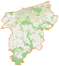 Mapa lokalizacyjna powiatu kołobrzeskiego