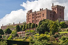 Powis Castle, ancient seat of the Princes of Powys Wenwynwyn, now in the Herbert family, their kinsmen Powis Castle 2016 111.jpg