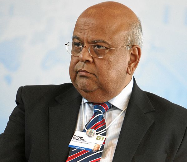 Gordhan during the WEF 2012