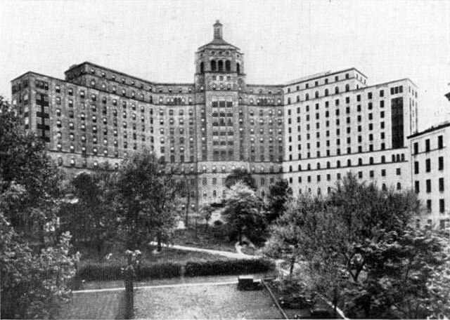 Eye and Ear, Presbyterian, and Women's Hospitals circa 1943