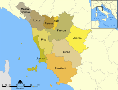 Provincies de Toscana