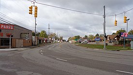 W. Houghton Lake Drive (M-55) di S. Gladwin Jalan (M-18)