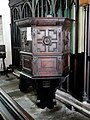 A pulpit at the eastern end of the medieval Church of All Saints in Eastchurch on the Isle of Sheppey. [186]