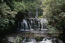 The falls in a drier period