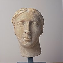A likely sculpture of Cleopatra V Tryphaena (also known as Cleopatra VI), 1st century BC, from Lower Egypt, now in the Musée Saint-Raymond[1]