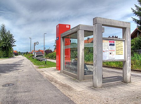 Raisting Bahnhof