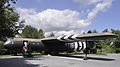 Replica van een Horsa zweefvliegtuig (Airspeed Horsa) in het Mémorial Pegasus