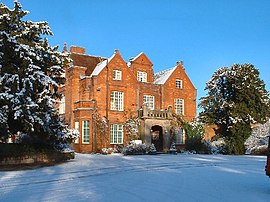 Cheshire School of Agriculture, now known as Reaseheath College Reaseheath Hall, nr Nantwich.jpg