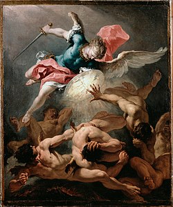 La Chute des anges rebelles Sebastiano Ricci, v. 1720 Dulwich Picture Gallery, Londres[48]