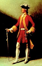 Richard Hennessy, founder of Jas Hennessy & Co., in the uniform of the Clare's Regiment Richardhennessy1724-1800.jpg