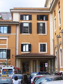 Entrance of the Fatebenefratelli Hospital (Ospedale Fatebenefratelli)