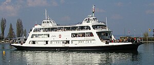 Le ferry "Romanshorn" sur le lac de Constance, à Romanshorn.