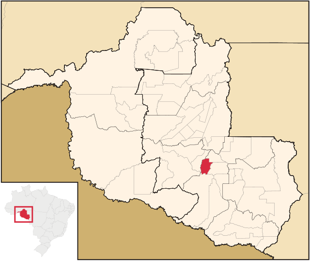 Localização de Novo Horizonte do Oeste em Rondônia