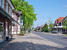 Hauptstraße Richtung Norden