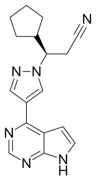 Ruxolitinib skeletal.svg