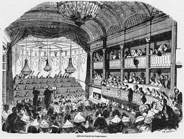 A concert in March 1843