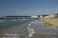 Sandown beach, Isle of Wight, seen on a Summer morning in June 2011.