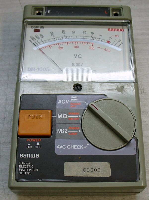 An ohmmeter