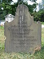 Early settler’s tombstone, Hiland Cemetery, Ross Township, Allegheny County, Pennsylvania