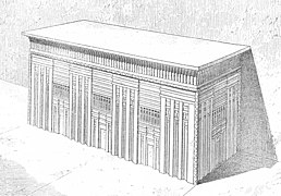 Sarcophage royal en forme de mastaba (Mykérinos, (IVe dynastie)
