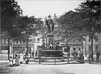 Historical view of the fountain