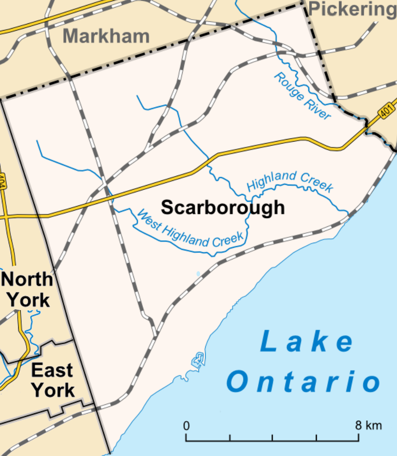 Map Of Scarborough And Surrounding Area File:scarborough Map.png - Wikimedia Commons