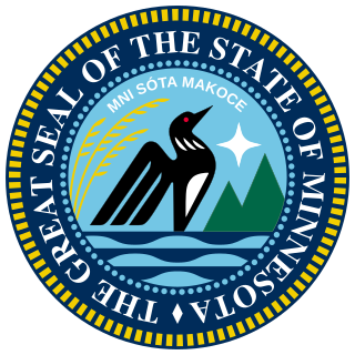 <span class="mw-page-title-main">Seal of Minnesota</span> Official government emblem of the U.S. state of Minnesota