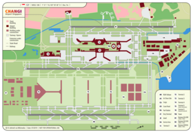 空港レイアウト（下は拡張地区）