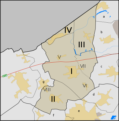 Kaart van Sint-Gillis-Waas