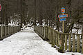 Panneau Passerelle des Tines indiquant 774 m à Sixt-Fer-à-Cheval.}}