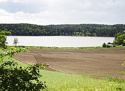 Sjön Lanaren, vy mot söder från Kvedesta