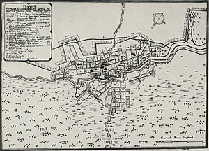 План города Соликамска 1740 г., из архива ЦГВИА