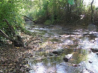 Der Fluss bei Réparsac