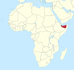 Location of Somaliland