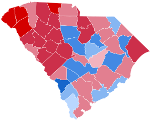 South Carolina Presidential Election Results 2020.svg