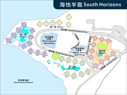 Map of South Horizons
