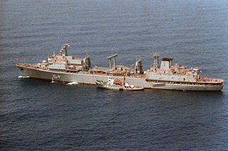 Russian replenishment ship <i>Berezina</i>