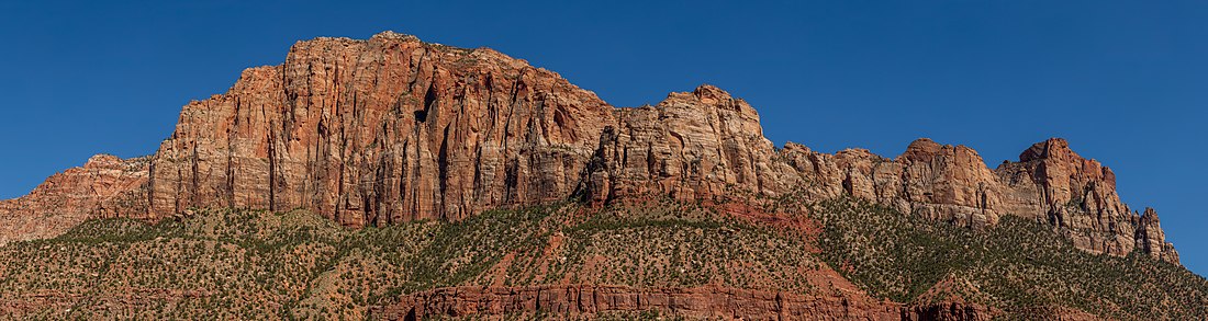 Skyline von Springdale, Utah